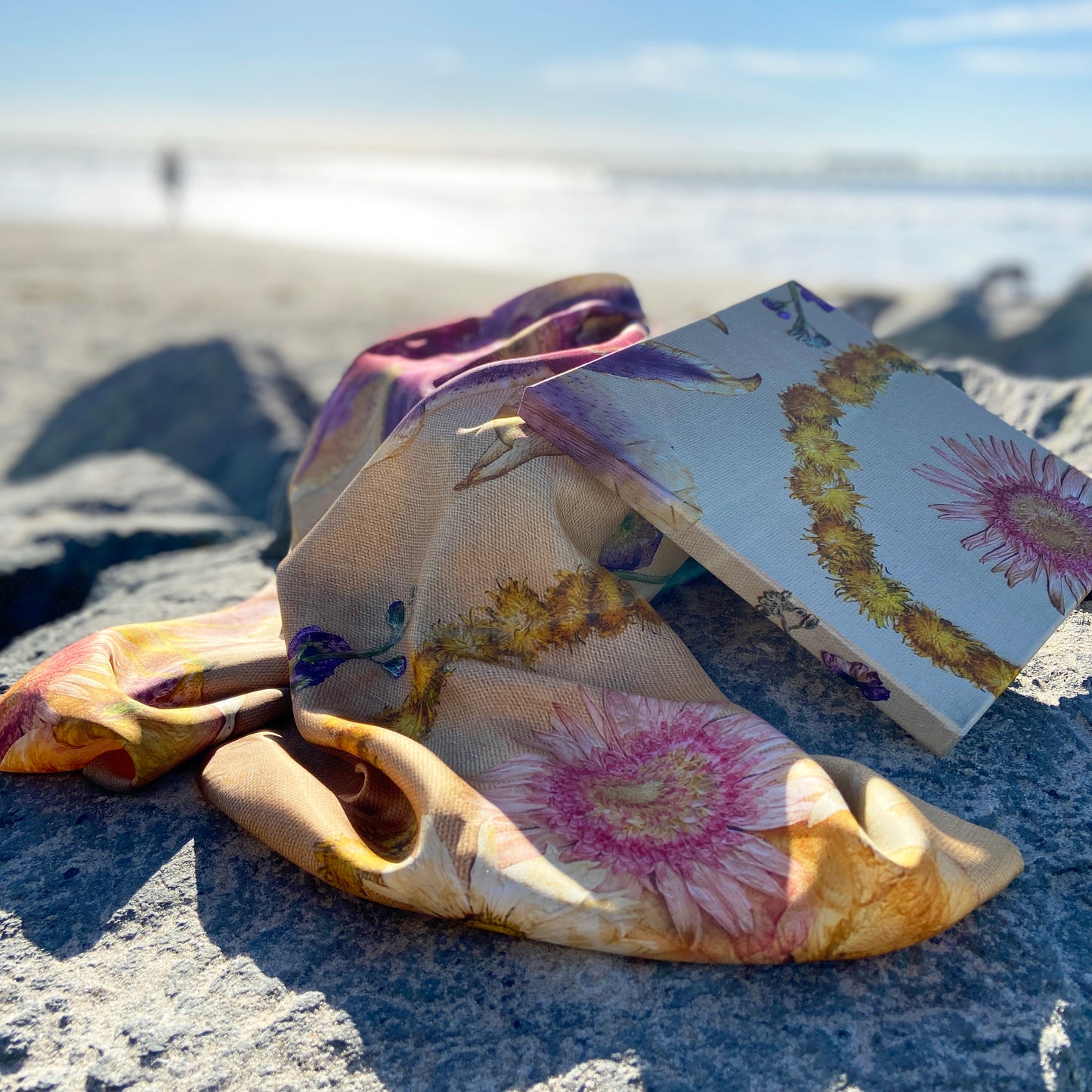 "Floralia" Limited Edition Silk Scarf
