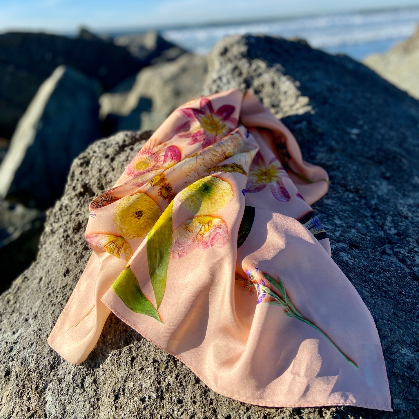 "Summer Garden" Limited Edition Silk Scarf