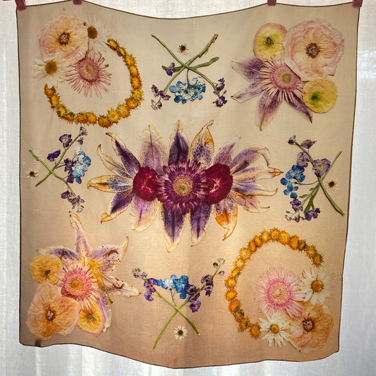 "Floralia" Limited Edition Silk Scarf